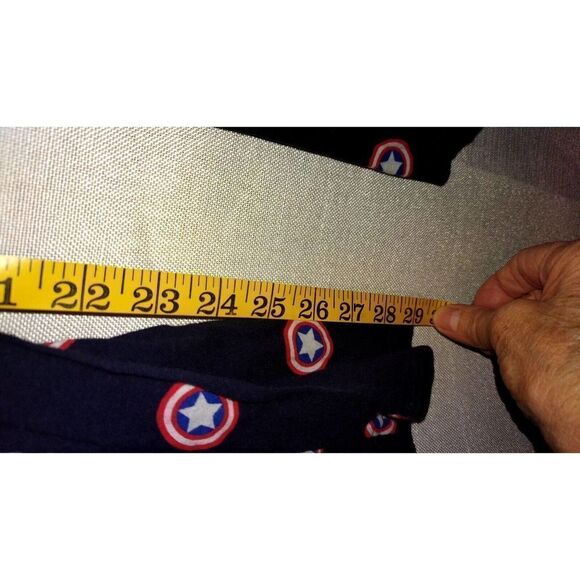 Marvel Captain America Lounge Sleep Pants Mens 2XL Cap Shield Red White Blue - Picture 4 of 5